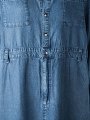 テンセルデニムワンピース