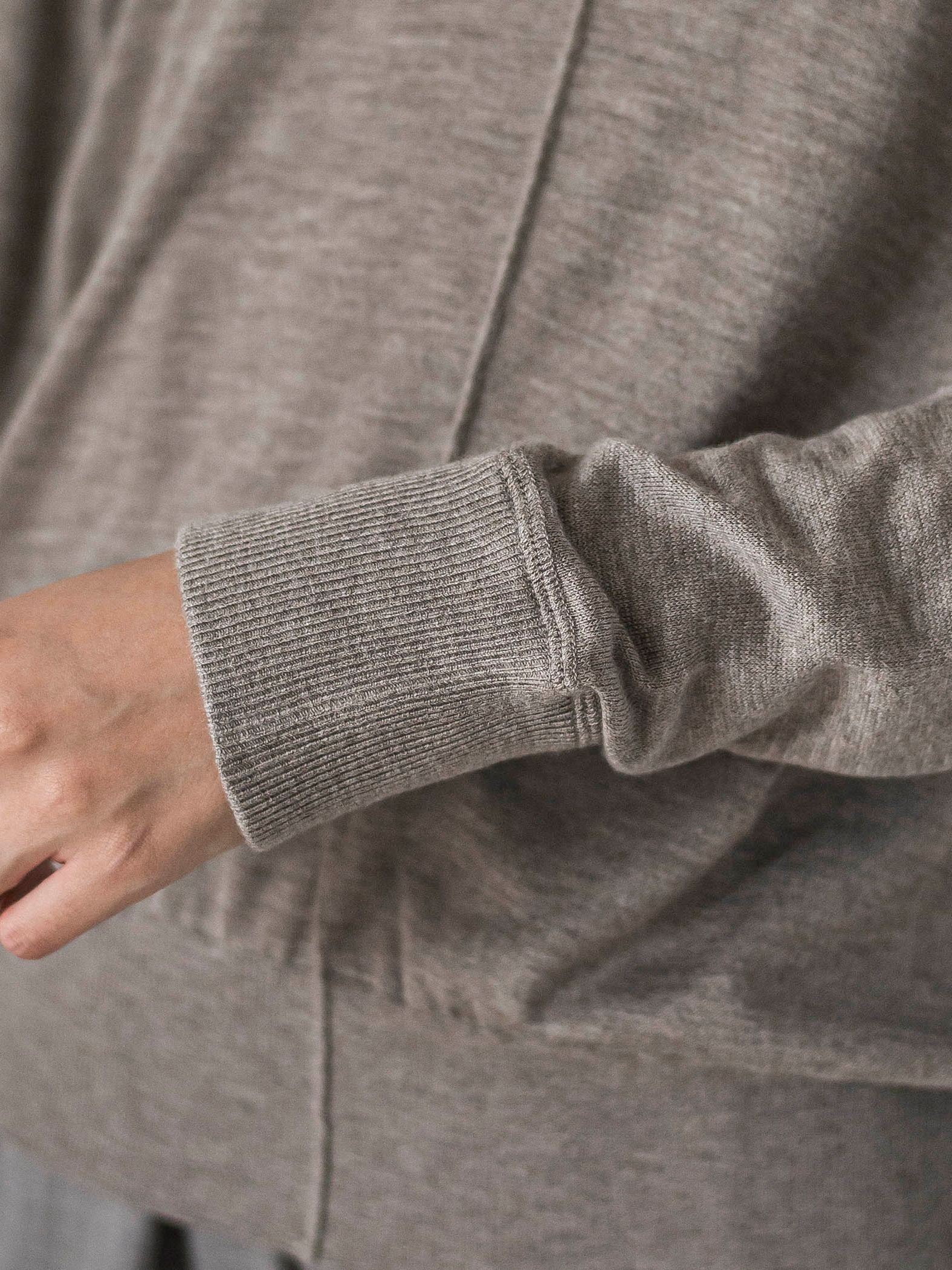 シルクカシミヤVネックコクーンニットプルオーバー≪手洗い可能≫