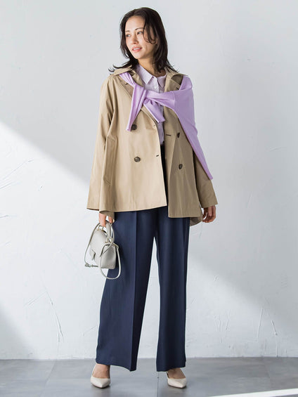 【ラク軽トレンチ】ラグランスリーブジャケット