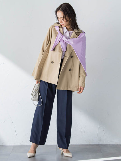 【ラク軽トレンチ】ラグランスリーブジャケット