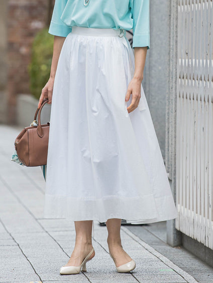 メンナイロンワッシャーブロードスカート