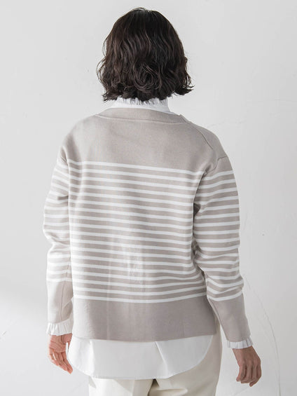 【大きいサイズ】”即着”トーンアップニット