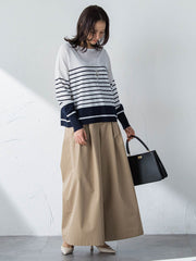 バックボタンデザインニット