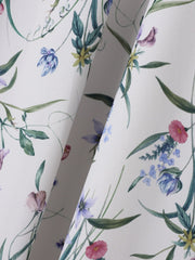 ウィンターフラワープリントワンピース