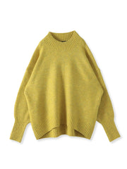 【WEB限定】”毎日頼れる”ゆったりモックネックニット