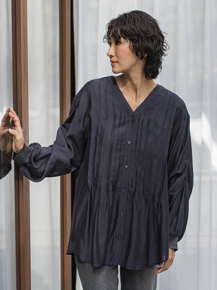 【WEB限定】シルキーローンブラウス