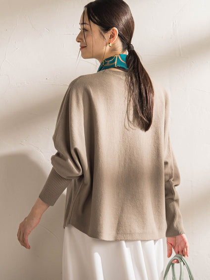 ファインメリノウールドルマンニット≪洗える≫