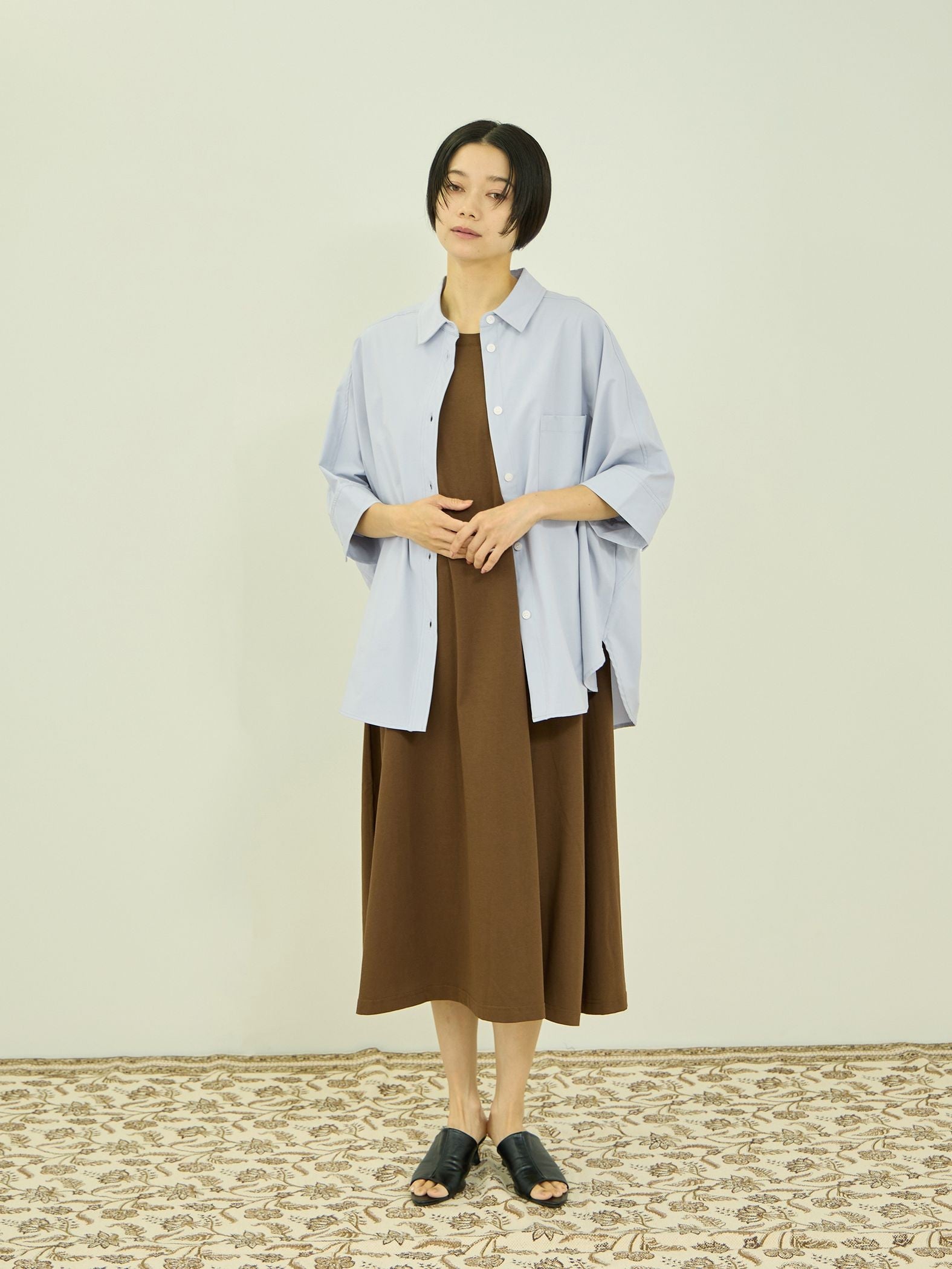 【涼やかストレッチ】ゆったりシャツ
