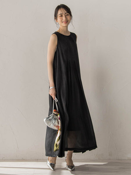 Hand MadeブラストデニムZIPワンピース
