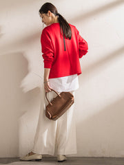 マシュマロポンチカットソー≪洗える/シワになりにくい≫