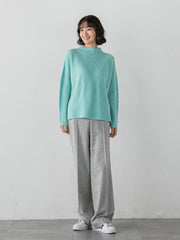 ヘリンボーンニット