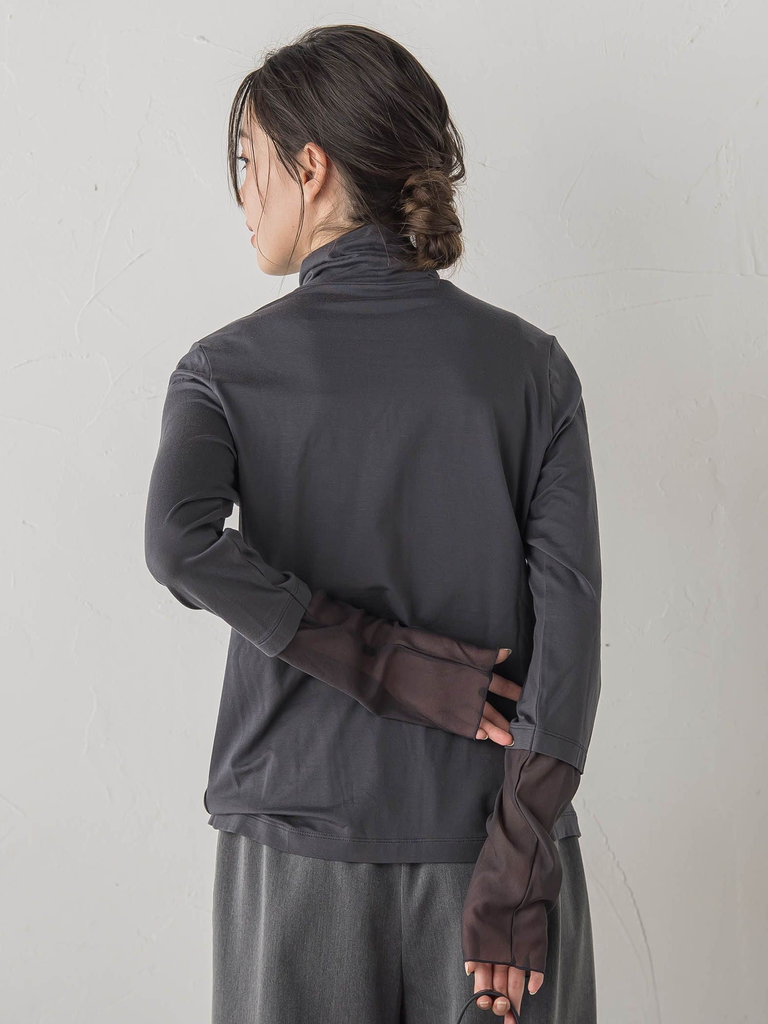 ウォッシャブルベア天竺カットソー≪洗濯機で洗える≫