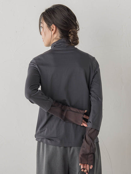 ウォッシャブルベア天竺カットソー≪洗濯機で洗える≫