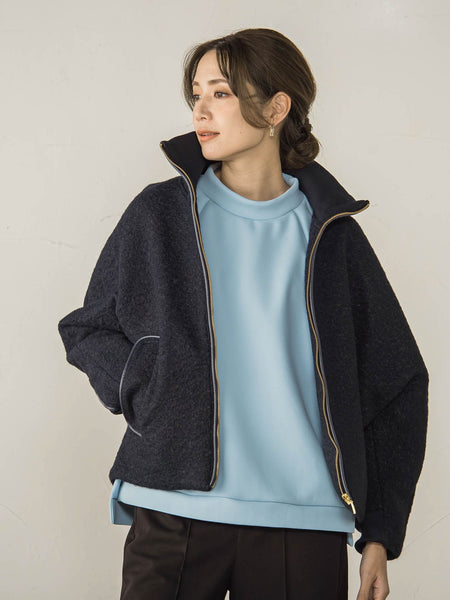 24SS新作【Cale】こういうスウェットが着たかった。SUPIMA COTTON HEMP SWEAT ZIP BLOUSON｜THIRTY'  THIRTY'