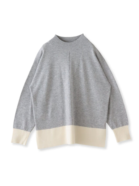 【新色追加】ファインウールハイネックニット