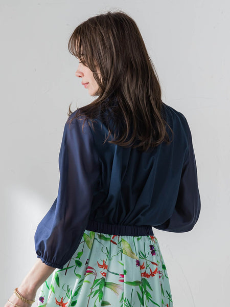 サイドリボンカットソー