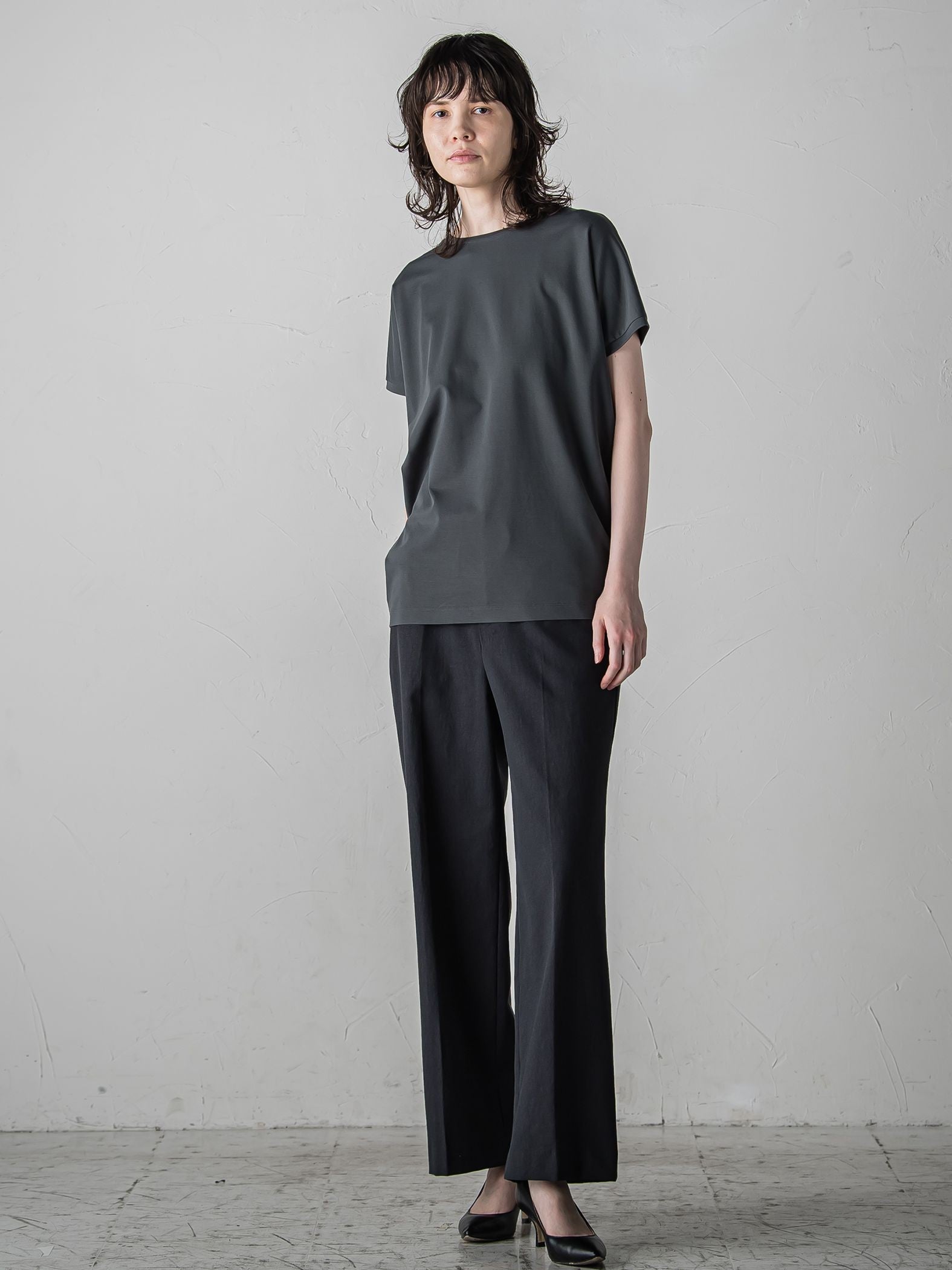 マシュマロポンチカットソー≪洗濯機で洗える≫