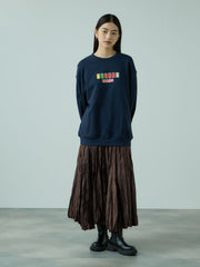 ワッシャーマットサテンプリーツスカート≪手洗い可能≫