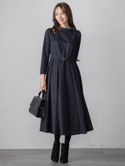 ツイードラメワンピース