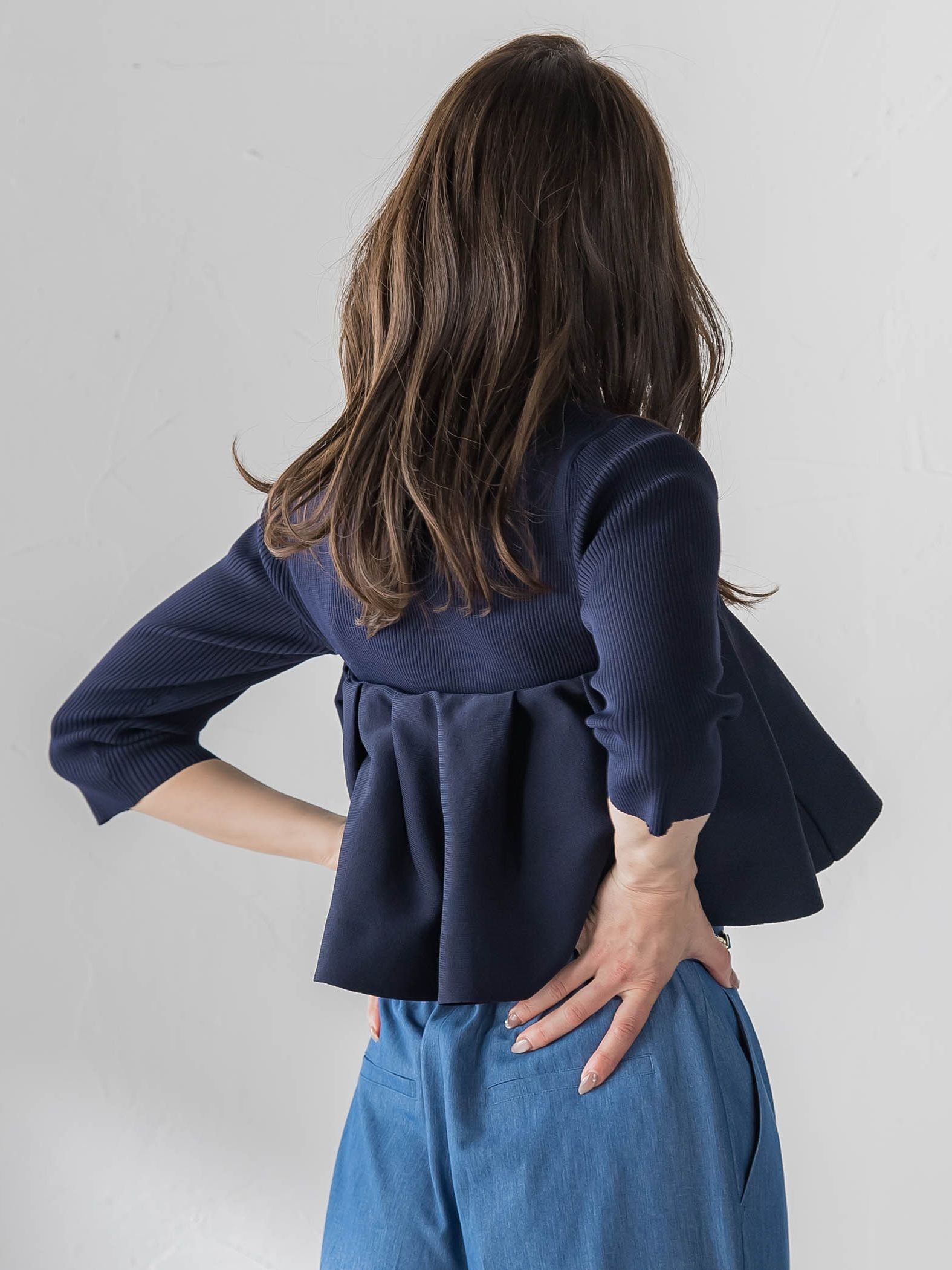 ケープ付き5wayニット