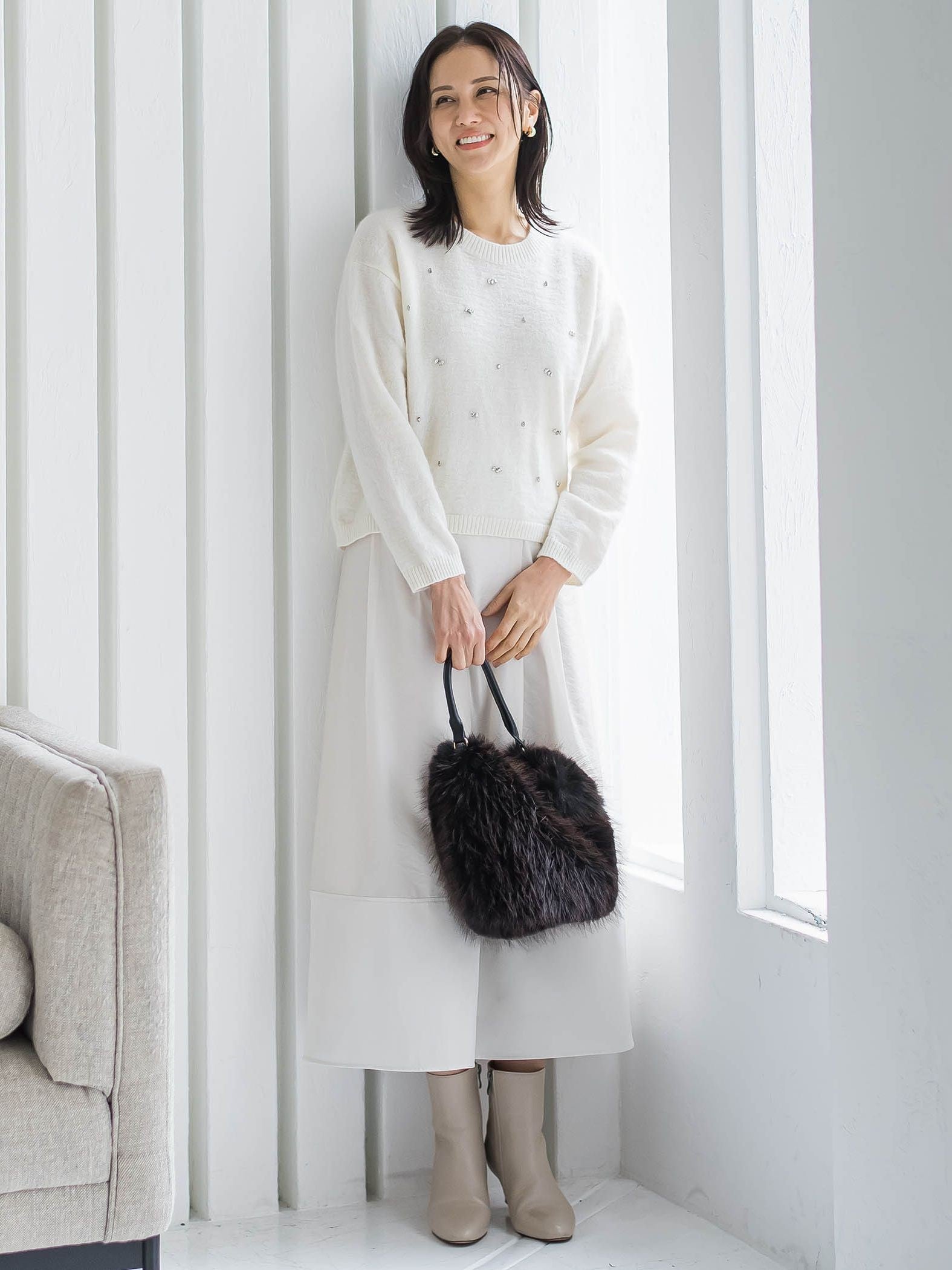 ヘアリービジューニット≪洗える≫