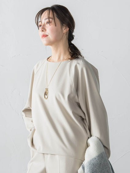 両面起毛T/Rブラウス