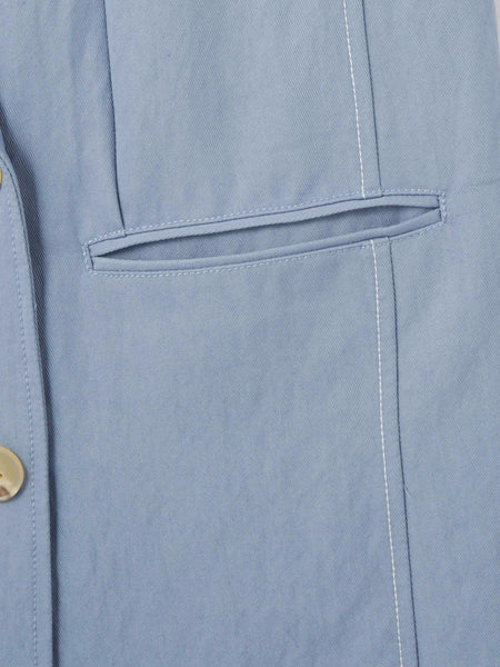 【シーズンレス】ナイロンツイルデニムベスト