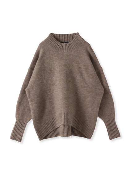 【WEB限定】”毎日頼れる”ゆったりモックネックニット