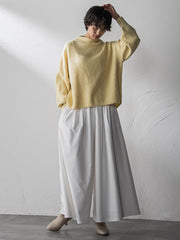 ラメリブボトルネックニット≪手洗い可能≫