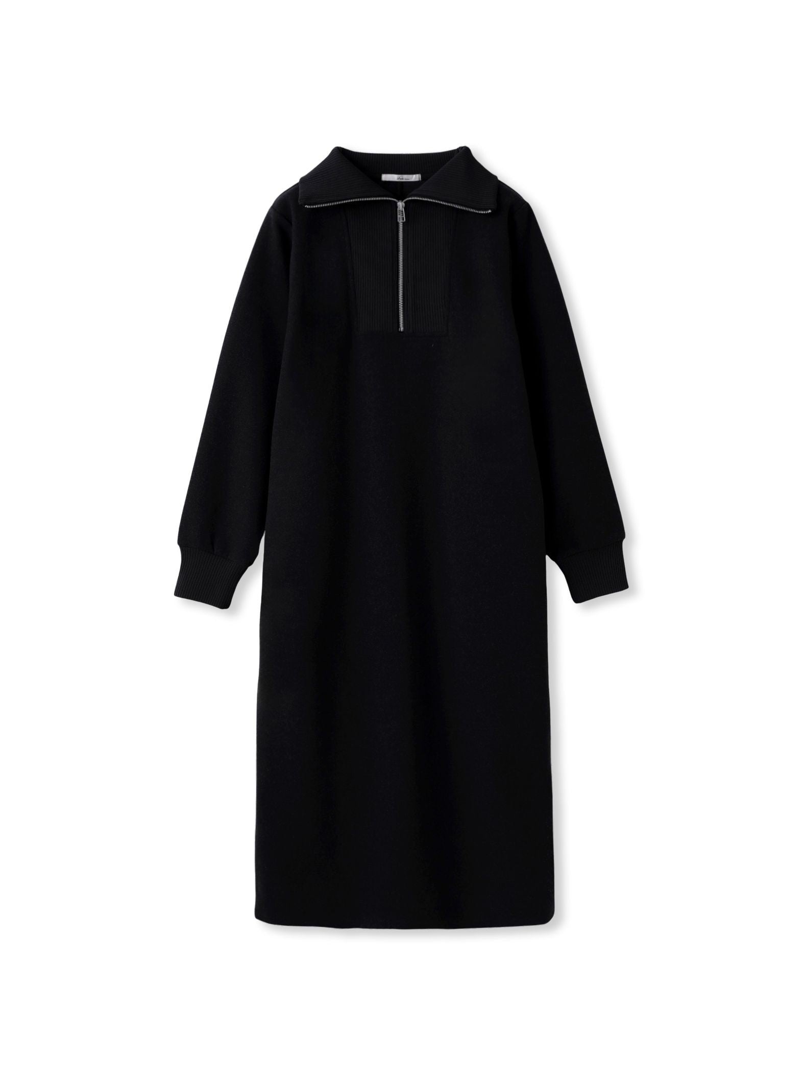 【WEB限定】圧縮起毛ステンニットワンピース≪手洗い可能≫