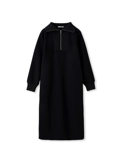 【WEB限定】圧縮起毛ステンニットワンピース≪手洗い可能≫