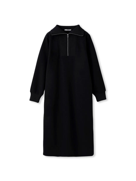 【WEB限定】圧縮起毛ステンニットワンピース≪手洗い可能≫