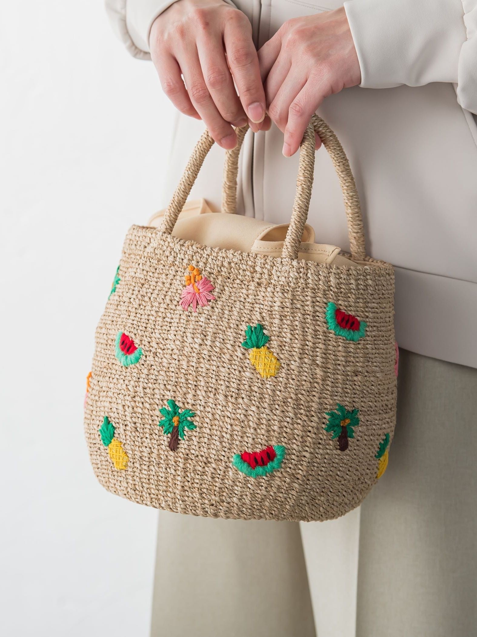 【BAGMATI】ミニ刺繍バケット［BBK26-SS12］