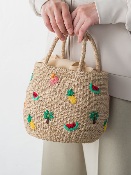【BAGMATI】ミニ刺繍バケット［BBK26-SS12］