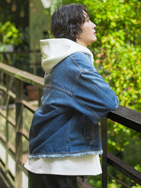 【大きいサイズ】デニムジャケット
