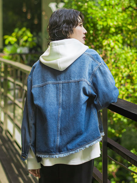 【大きいサイズ】デニムジャケット