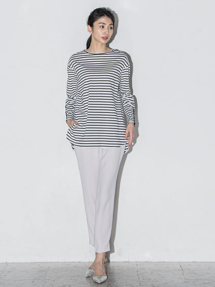 【WEB限定】ダブルクロス2WAYイージーパンツ≪洗濯機で洗える/セットアップ対応≫