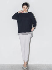 【WEB限定】ダブルクロス2WAYイージーパンツ≪洗濯機で洗える/セットアップ対応≫