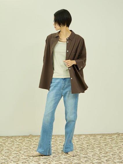 【涼やかストレッチ】ゆったりシャツ