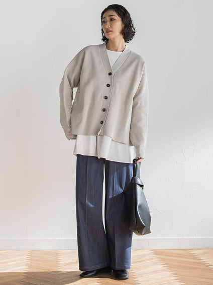 ペプラムカットソー