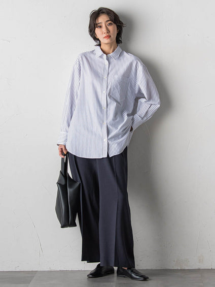 【大きいサイズ】リネンライクオックスパンツ