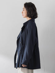 シャンブレーショートトレンチ