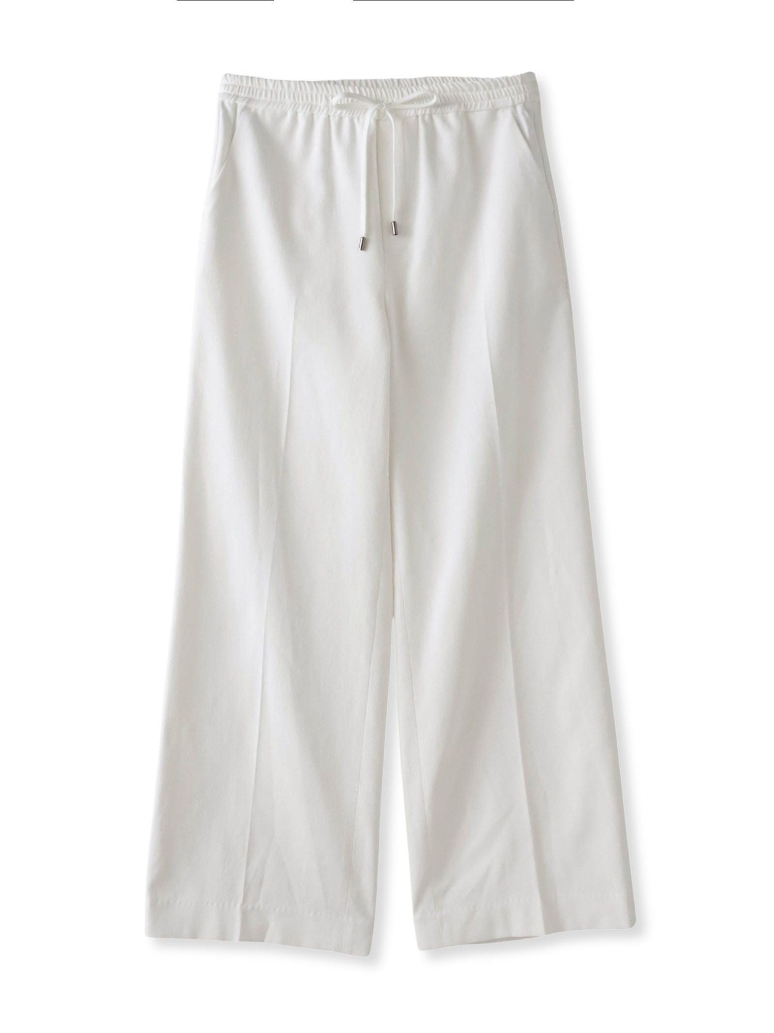 【WEB限定/+5cm丈長め】シェルタリングワイドパンツ