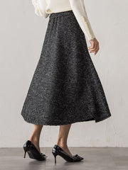 モノトーンツイードスカート