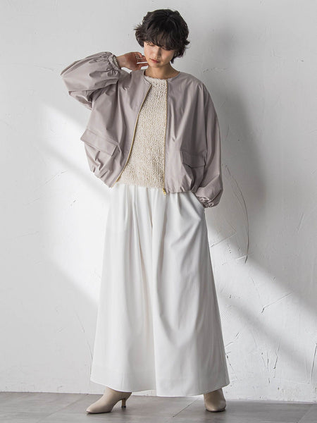 撥水バルーンブルゾン