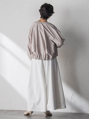 撥水バルーンブルゾン