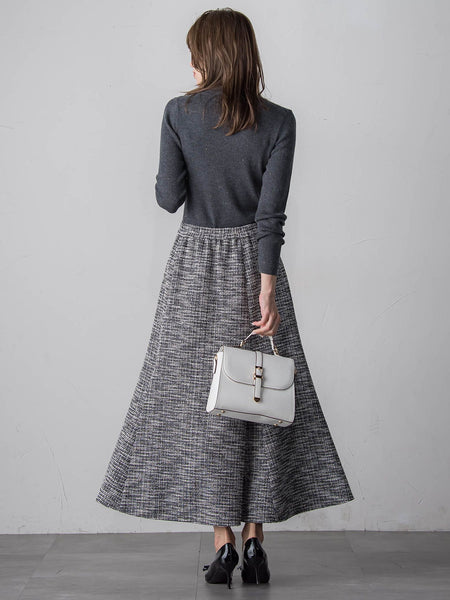 ツイードラメマーメイドスカート