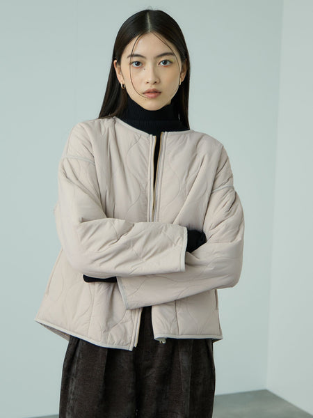 ひょうたんキルトリバーシブルZIPジャケット