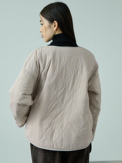 ひょうたんキルトリバーシブルZIPジャケット