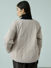 ひょうたんキルトリバーシブルZIPジャケット